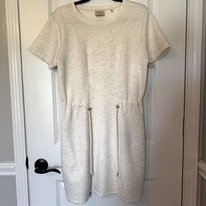 NWT Elie by TAHARI Ivory Mark Short Sleeve Small Dress